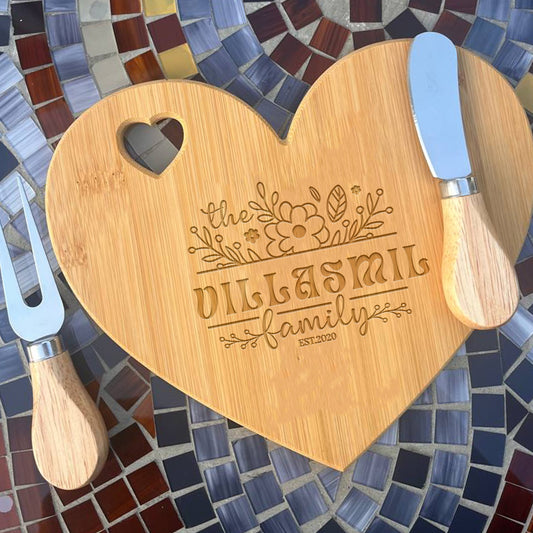 Personalized Cutting Board, Personalized Wedding Gift, House Warming Gift, Engraved Cutting Board, Anniversary Present, closing gift