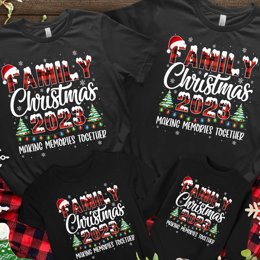 Christmas Party Shirt, Matching Xmas Tee, Family Matching Holiday 2023 Shirt