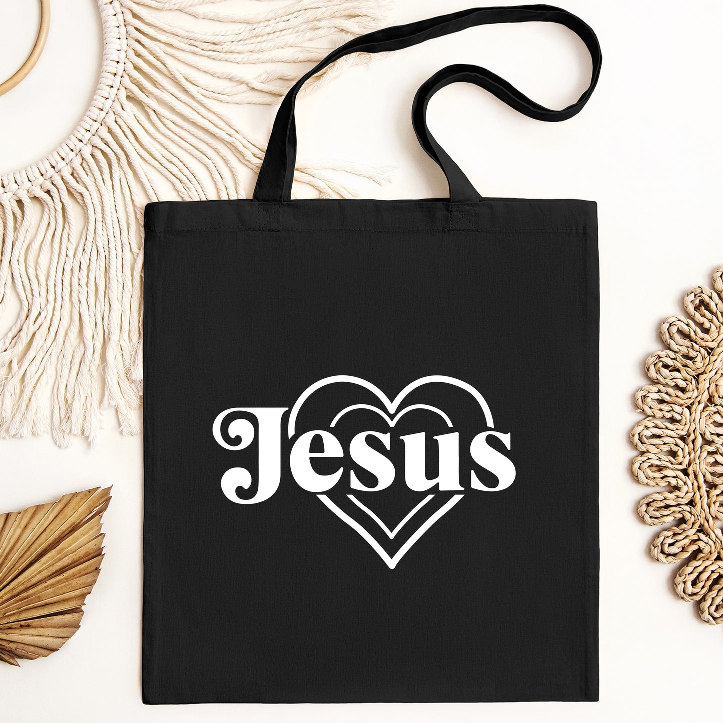 Jesus Loves You Canvas Tote Bag for everyday, Book Lovers, Bible Bag, Christian Gifts, Faith Gift