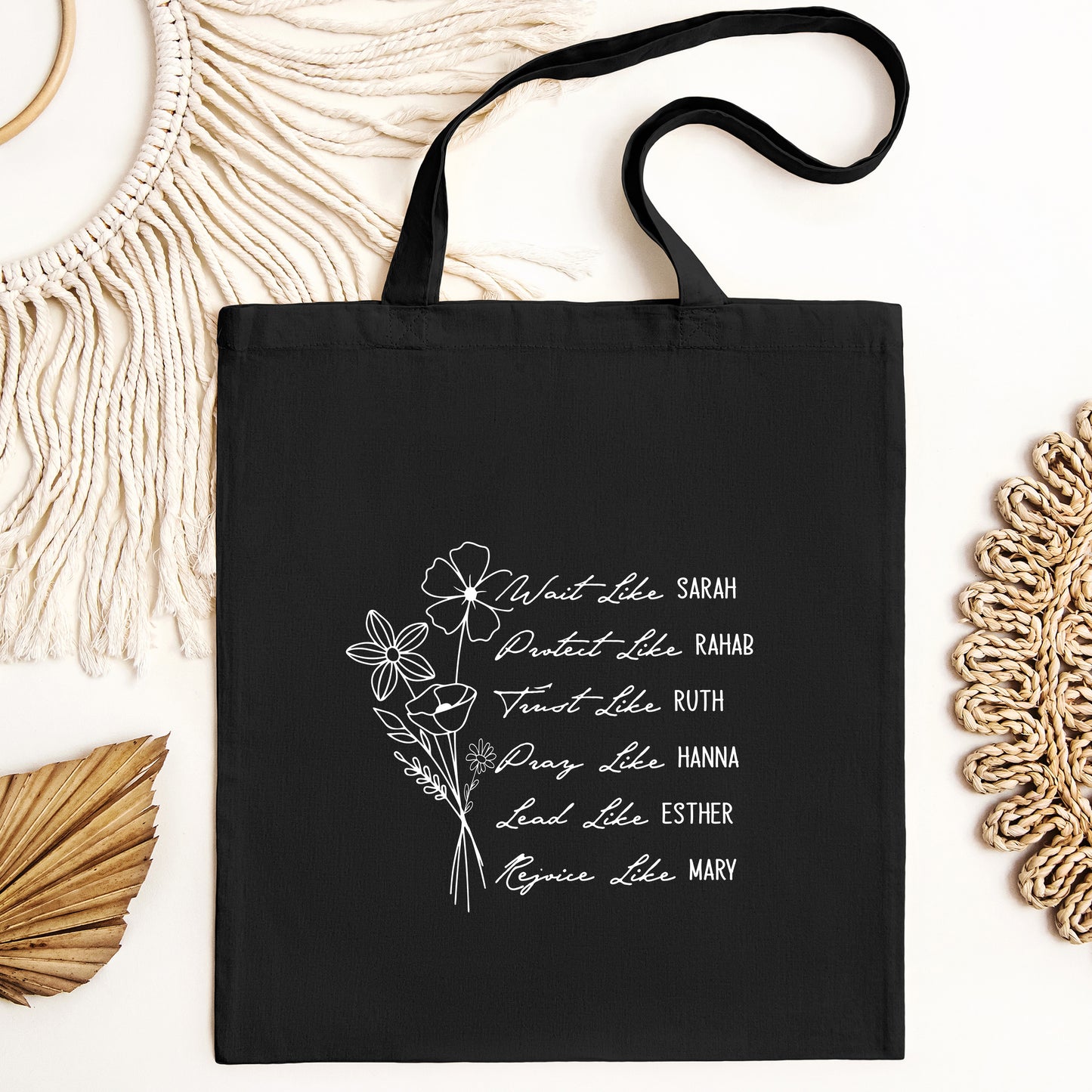 Christian Women Tote Bag, Women Of The Bible Tote Bag, Bible Verse Tote Bag, Women Shoulder Bag, Canvas Tote Bag, Religious People Tote Bag