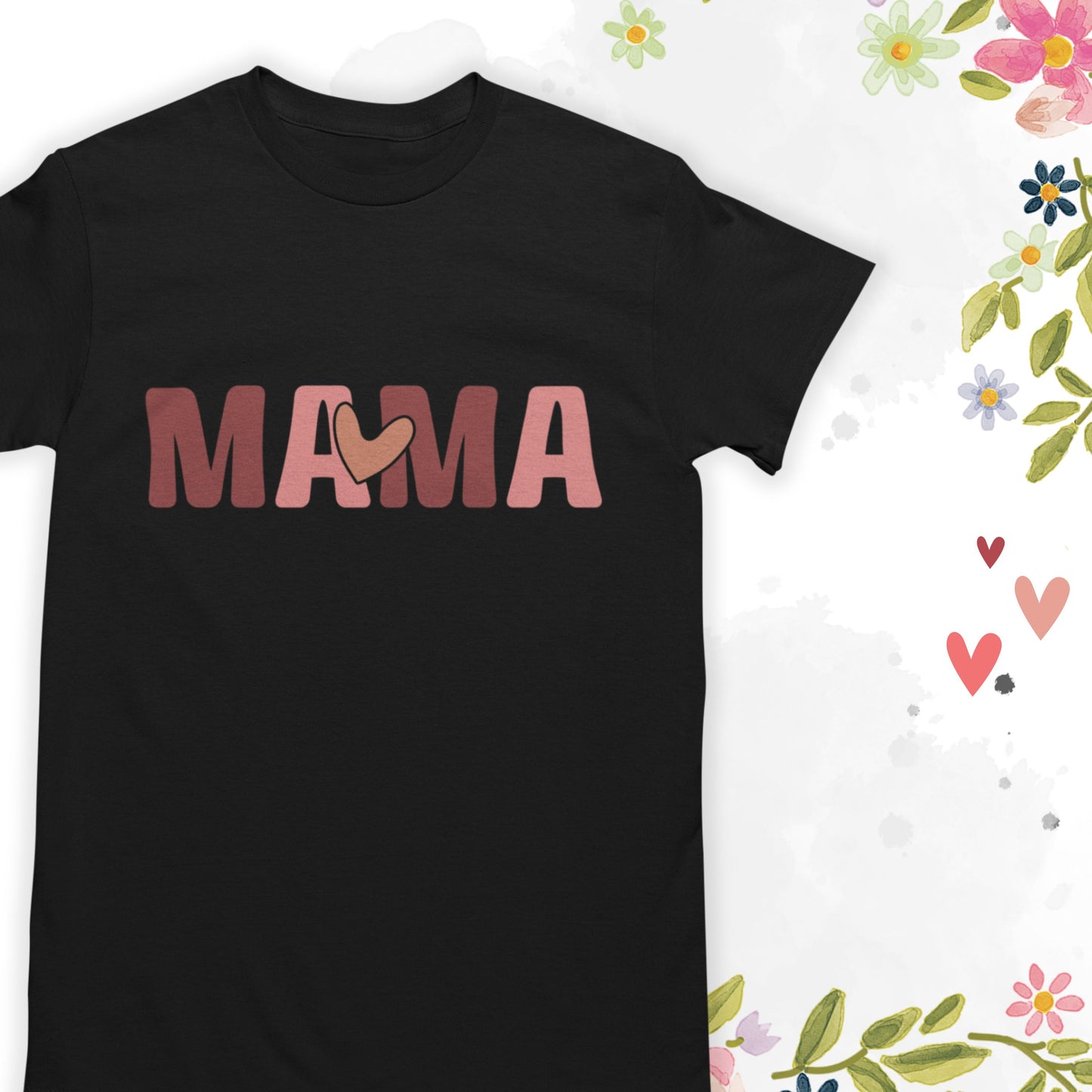 Mama Shirt For Mothers Day Gift From Daughter, Mother's Day Gift, Gift for Mom, Boho Mama Shirt, Mama T-Shirt, New Mom Gift, Mom Life Tee