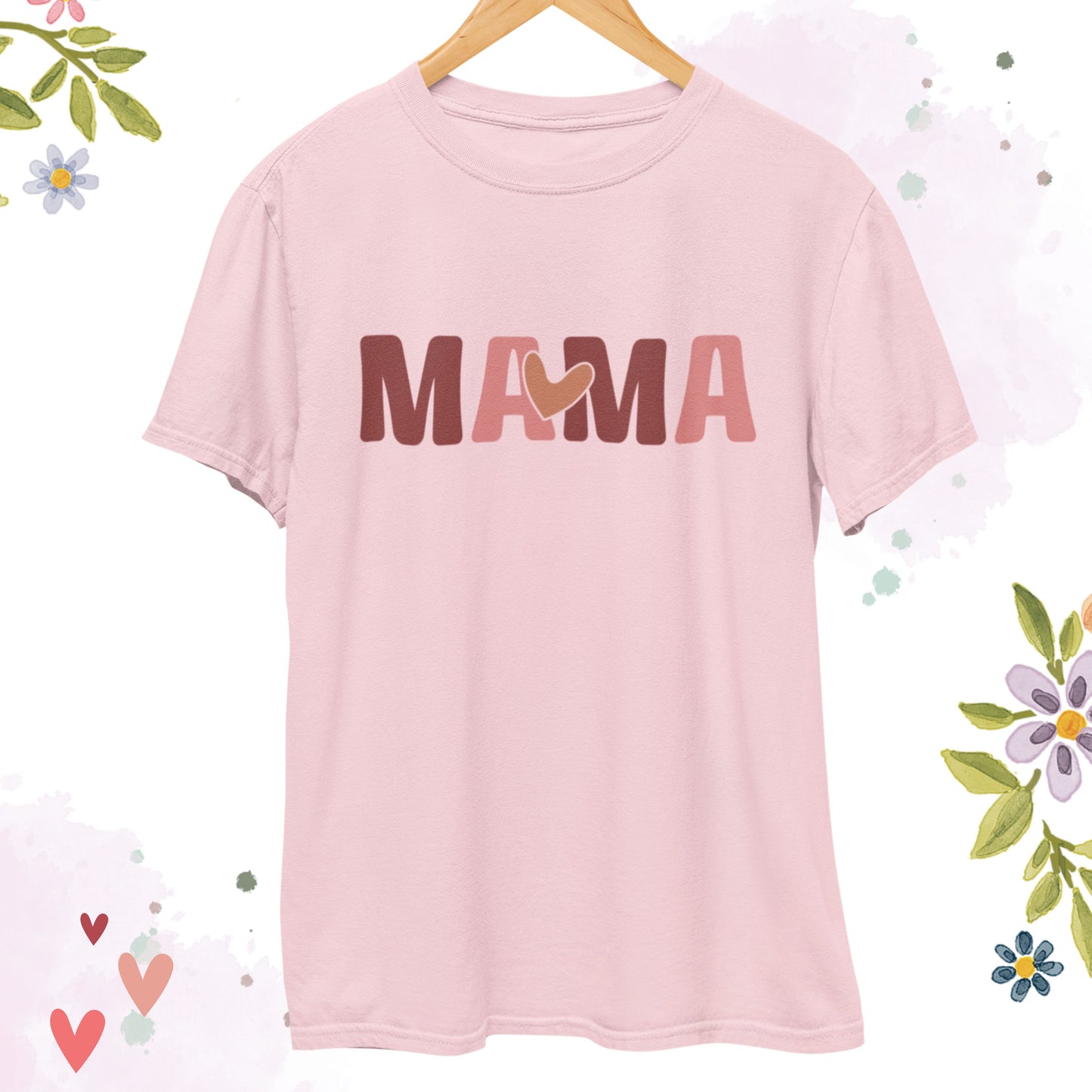 Mama Shirt For Mothers Day Gift From Daughter, Mother's Day Gift, Gift for Mom, Boho Mama Shirt, Mama T-Shirt, New Mom Gift, Mom Life Tee